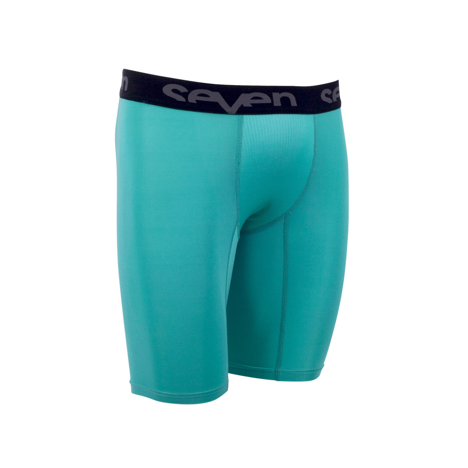 SEVEN MX - ZERO COMPRESSION SHORTS BLACK / AQUA